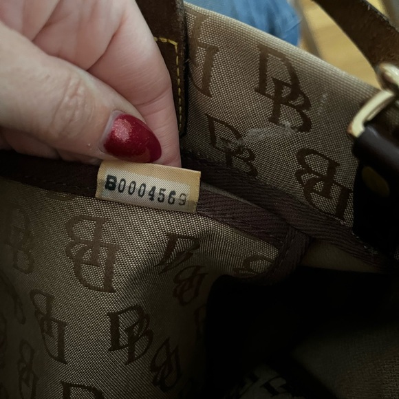 Dooney & Bourke Brown and Black Monogram Interior - Picture 4 of 4